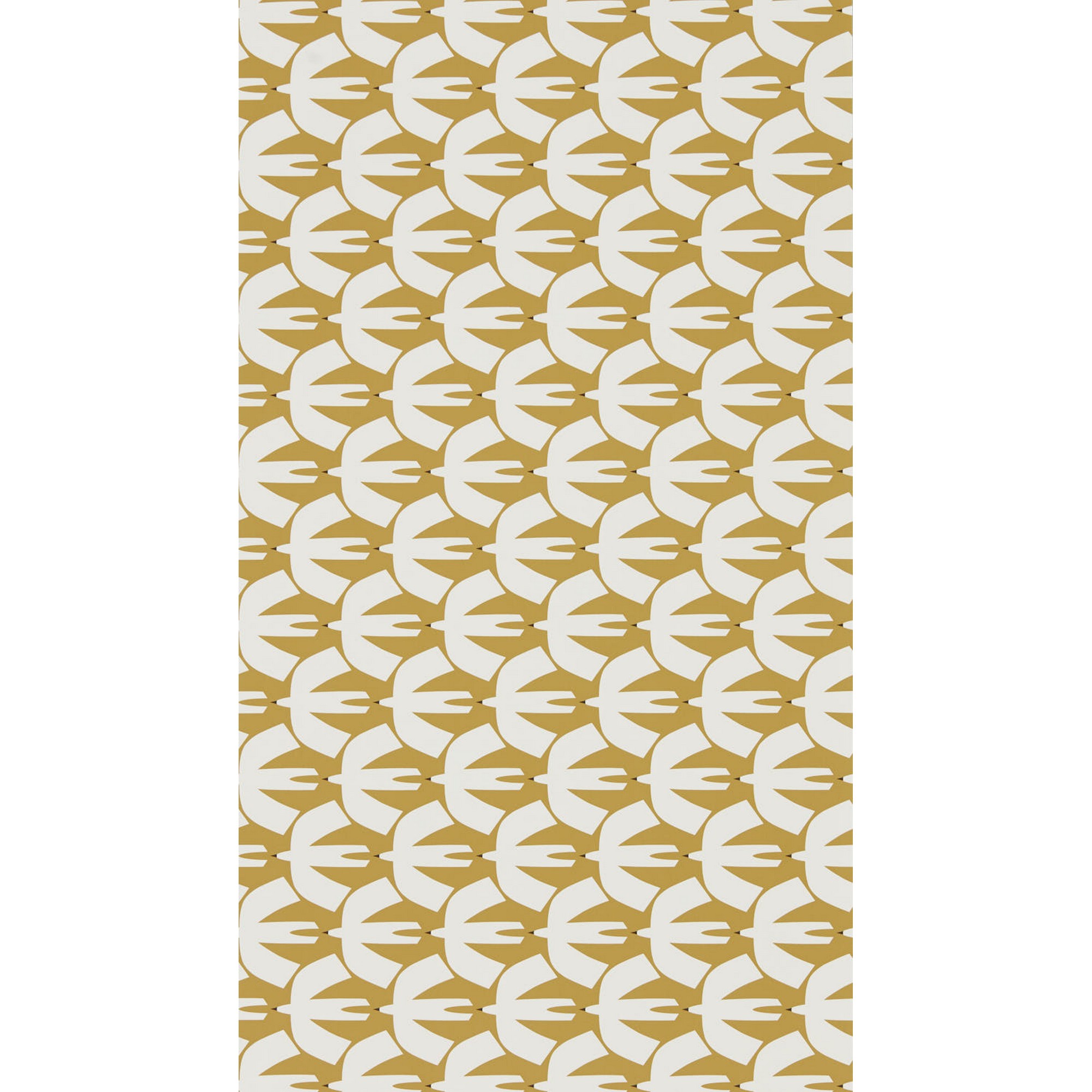 Pajaro Swallows Wallpaper 111827 By Scion In Satsuma Orange